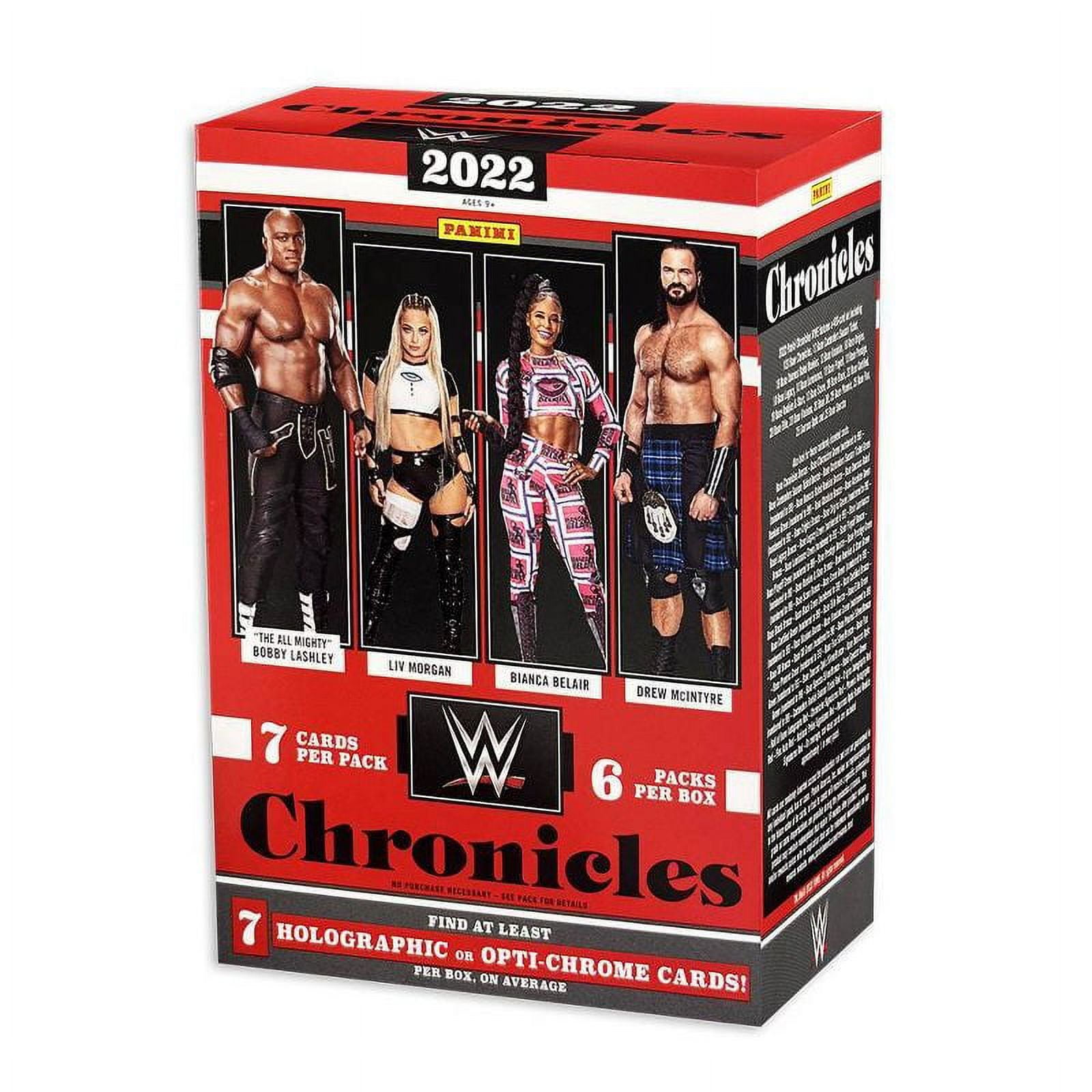 2021 Topps WWE Blaster Box - 11 Packs, 77 Cards Total, Guaranteed 1 Relic Card
