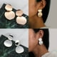thumbnail image 3 of Guardurnaity 1 par de pendientes de aleación, colgante de oreja, placa redonda de larga duración a prueba de óxido Multicolor, regalo de fiesta exquisito Ropa, zapatos y accesorios Miscelánea Oro Guardurnaity AP019011-01, 3 of 6