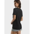 thumbnail image 2 of Women's Ultra-Soft V-Neck Short Sleeve T-Shirt - Casual Comfort Fit Tee, 2 of 6