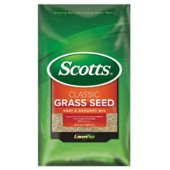 Scotts Company 17295 Classic Heat and Drought Mix Grass Seed, 7-Pound