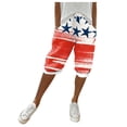 thumbnail image 1 of Womens Cargo Pants With Pockets Ladies Color Pocket Straight Tube Loose Stretch Pants Color Contrast Pants Woman Pants Red M, 1 of 4