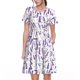 thumbnail image 1 of Disketp Lavender Flowers para Vestido de Manga Corta para Mujeres, Vestidos de Verano para Mujeres, Casual y Holgado para la Playa, 1 of 6