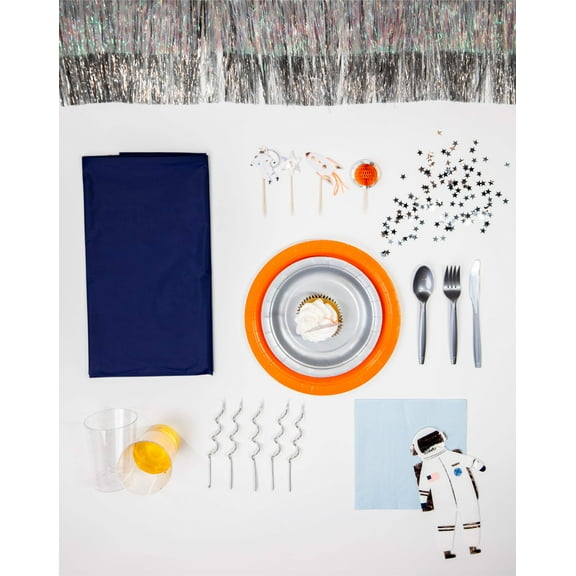 Blast Off Petite Party Pack – FettiFilled Astronaut Birthday Party Supplies for 8 Guests