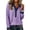 E3-Light Purple, variant on Textilo Womens Waffle Knit Sweatshirts Tops Patchwork Denim Long Sleeve Sweater Half Button Collared Tshirts Blouses Loose Fit Fall Winter 2026 Retro Casual Clothes,Green 2XL