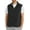 CHARCOAL GRAY, variant on Men's Full-Zip Polar Fleece Vest, Black XL, 1 Count, 1 Pack