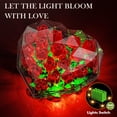 thumbnail image 4 of Set de construcción con forma de ramo de flores CUBIMANA, 19 rosas, con luces LED, 4 of 9