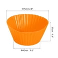 thumbnail image 2 of 18Pcs Moldes de Silicona para Cupcakes, Forros para Muffins Antiadherentes, para Cocinar Huevos, Molde para Hornear Muffins, 2 of 7