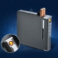 thumbnail image 2 of Flmtop 20 Loaded Cigarette Case Dispenser Tobacco Storage Box Holder Windproof Lighter, 2 of 10