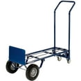 thumbnail image 2 of Steel 2-in-1 Convertible Hand Truck with Semi-Pneumatic Wheels, 2 of 2
