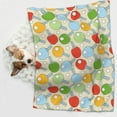 thumbnail image 6 of Sigee Colorful Ping Pong Rackets1 for Pet Blanket for Dog Cat Puppy Blanket Cat Blankets for Small and Medium Pets-Medium, 6 of 8