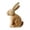 D, variant on Easter Decorations Brown Bunny Decor Rabbit Figurines, Wabi Sabi Easter DIY Bunny Statue of 1for Spring Tabletop Home Decor Farmhouse Shelf Mantel (Standing)