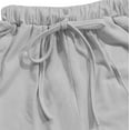thumbnail image 7 of UACY Girls Two-Piece Set, Short Sleeve T-Shirt and Elastic Waist Drawstring Shorts with Pockets, Summer Outfit (Grey, 12-13 Years), 7 of 7