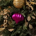 thumbnail image 6 of Vickerman 5.7" Fuchsia Matte Onion Christmas Ornament UV Treated with Wired Cap, 3 per bag, 6 of 6