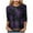 Dark Purple_1, variant on Godom 3/4 Length Sleeve Womens Tops Crewneck Neck Casual Halloween Shirts Print Trendy Blouses Fall Tee