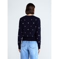 thumbnail image 3 of Free Assembly Women's and Women's Plus Cotton Cable Knit Sweater, Midweight, Sizes XS-4X, 3 of 5