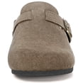 thumbnail image 2 of Cork Clogs for Women Mens Genuine Suede Leather Clogs Soft Footbed Potato Shoes with Arch Support Brown, 2 of 3