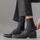 thumbnail image 1 of Calcetines deportivos de color liso para hombre, cómodos, transpirables, de longitud media, 1 of 3