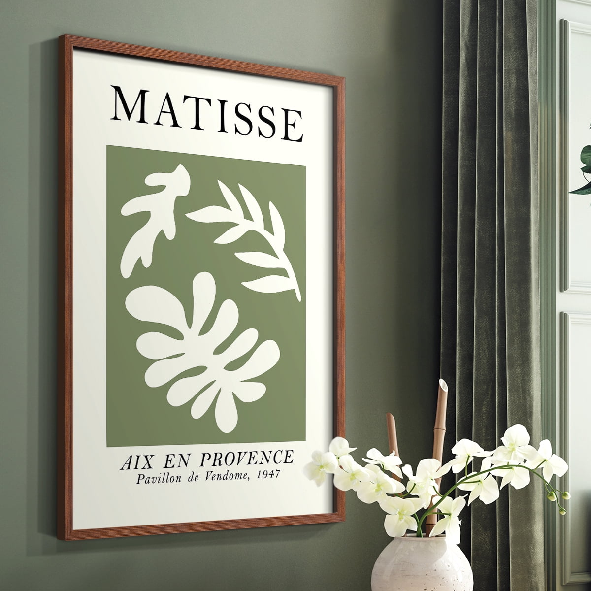 Matisse CCLXXIX in Solid Wood 8 x 10 Framed Print