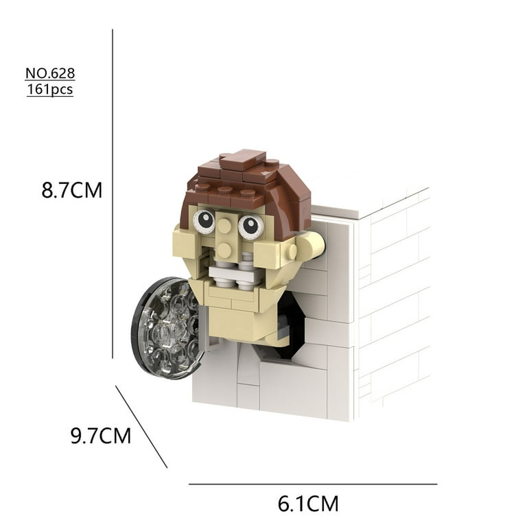 EKOUSN Skibidi Toilet Vs Camera Man Toy Skibidi Toilet Building Block Skibidi  Toilet Camara Toiletry Brick Speakerman Figurine Toy Set 