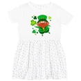 thumbnail image 3 of Inktastic Cute Leprechaun for St. Patrick's Day Girls Toddler Dress, 3 of 5