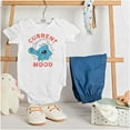 thumbnail image 3 of Sleepy Smurf Current Mood Tired Lazy Romper Boys or Girls Infant Baby Brisco Brands 18M, 3 of 6