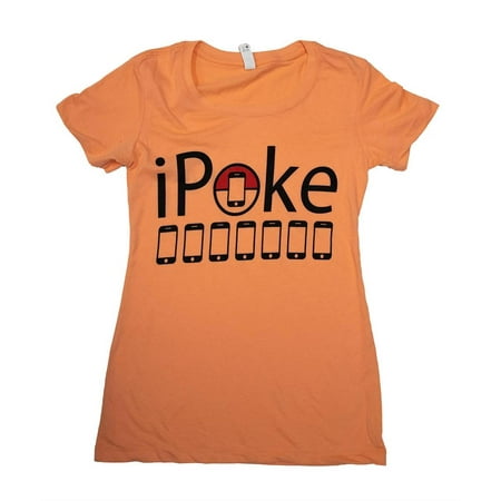 Pokémon Go Pikachu Women Graphic T-shirt I Poke Tee Orange S