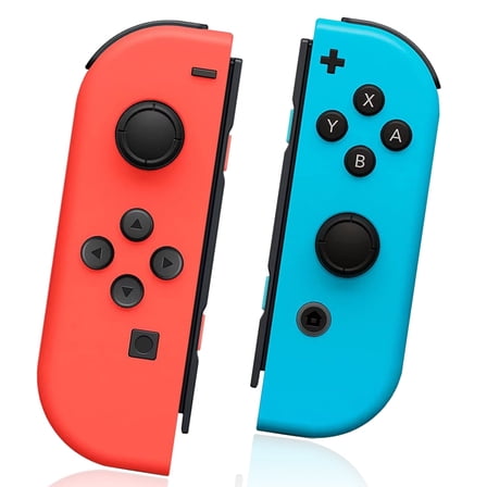 SYJUPY Switch Controller for Nintendo Switch/Lite/Oled, Switch Joycon with Dual Motor & 6-Axis Gyro - Red&Blue