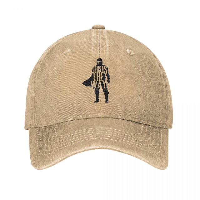 Gorra de béisbol de Disney This Is The Way The Mandalorians, sombreros lavados desgastados Vintage, estilo Unisex, gorras de verano al aire libre Fivean unisex