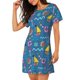 thumbnail image 2 of Easygdp Sailboat With Sailing Camisón de manga corta para mujer, informal, estampado, 2 of 6
