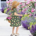thumbnail image 5 of FORMRS Girls Short Sleeve Dress Summer Casual Round Neck A-line Beach Sundress, Sizes 2T-8T, Christmas Tree, 5 of 8