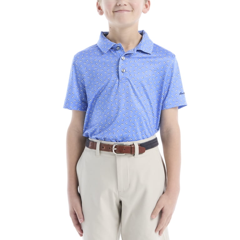 Ben Hogan Performance Boys' Marlin Fish Printed Polo photo 1