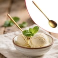 thumbnail image 2 of Long handled dessert spoon for soup household use stainless, 2 of 9