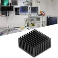 thumbnail image 2 of Heat Sink, Electrical Supplies, Durable Stable 6063-T5 Extruded Aluminum  Thermal Conductivity Mos Module Router For Led Set-Top Box Black, 2 of 7