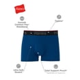 thumbnail image 6 of Underwear Boxer Briefs Pack, 3-Pack, Comfort Flex Fit, Moisture-Wicking, No-Ride-Up Fit, 6 of 9