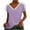 Purple, variant on Buigttklop Womens Tops 2024,Women'S Casual V-Neck Bow Short-Sleeved T-Shirt Top