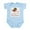 Sky Blue, variant on CafePress - Big Cousin To Be Mod Bird Infant Bodysuit - Baby Light Bodysuit, Size Newborn - 24 Months
