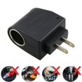 thumbnail image 4 of iSaddle Universal AC to Car Cigarette Lighter Socket Adapter Converter Vehicle Power Inverters Vehicle Amplifier Power (US Plug, Output: 12V 500mA) 110V AC to 12V DC, 4 of 4