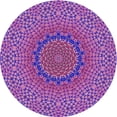 thumbnail image 1 of Ahgly Company Machine Washable Indoor Round Transitional Orchid Purple Area Rugs, 6' Round, 1 of 7