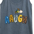 thumbnail image 3 of Peanuts - Aaugh Pattern Charlie Brown - Women's Racerback Tank Top, 3 of 6