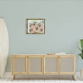 thumbnail image 2 of Baby Sea Turtles Swimming Shore Animals & Insects Painting Metallic Gold Framed Art Print Wall Art, 2 of 6