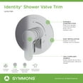 thumbnail image 2 of Symmons S6790STNTRM Identity Single Handle Volume Control Valve Trim - Nickel, 2 of 7
