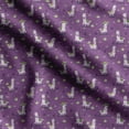 thumbnail image 1 of Soimoi Llama Alpaca Printed, Poly Canvas Fabric, Decor Sewing Fabric by The Yard 56 Inch Wide,Decorative Fabric for Curtains Tote Bags, Violet, 1 of 5