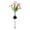 Pink, variant on 1 Wildflower Lamp Flower Lights Outdoor Garden Decor 6 Color Pvc Wildflower Stake Lights with Auto On/Off for Yard Decoration
