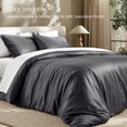 thumbnail image 5 of Bare Home TENCEL™ Duvet Cover Set - Lyocell derived from Eucalyptus - King/Cal King, Forged Iron Gray, 5 of 10