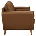 thumbnail image 5 of Sofa, Brown, Faux Leather, Living Room Lounge Cafe Lobby Hospitality Restaurant, Modern Contemporary, HB37343, 5 of 9