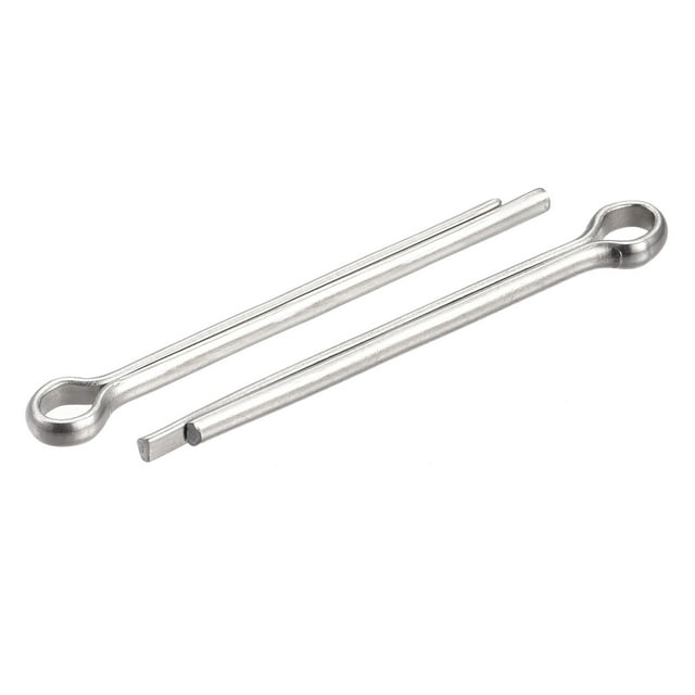 Unique Bargains Split Cotter Pin, 2.5x30mm 316 Raccord de Fixation à Clip en Acier Inoxydable, Argent 15Pack