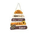 thumbnail image 2 of ReTeiv Home Decorations Bee Day Letter Hanger Door Sign Hanger Yellow Bee Wooden Hanger Decoration, 2 of 7