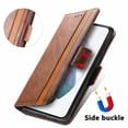 thumbnail image 2 of Case for Samsung Galaxy S21 FE 5G Cover Leather Wallet Folio Case Book Design Flip Magnetic Closure - Brown, 2 of 5