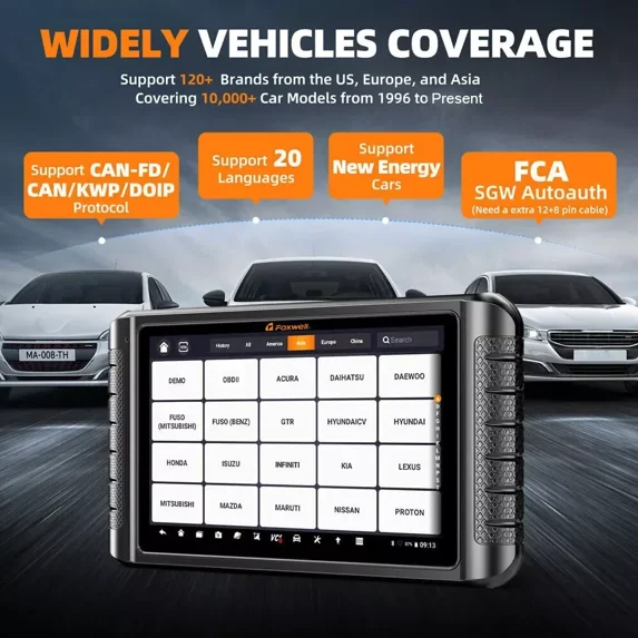 [Second Hand] FOXWELL All System Diagnostic Scan Tool Car Bi-Directional OBD2 Scanner