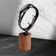 thumbnail image 4 of Organizador de exhibición de relojes de pulsera y pulseras, base de madera, accesorios para hombres. A, 4 of 8